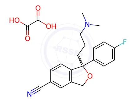 Chemical structure of Citalopram oxalate