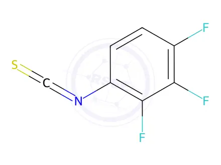 Chemical structure of 2,3,4-Trifluorophenyl isothiocyanate
