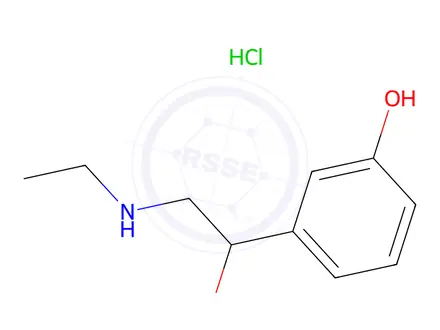 Chemical structure of Etilefrine hydrochloride