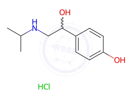 Chemical structure of Deterenol Hydrochloride