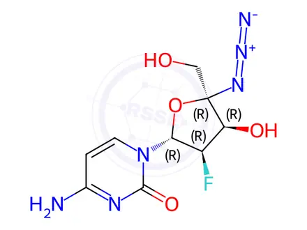 Chemical structure of Azvudine Impurity 51