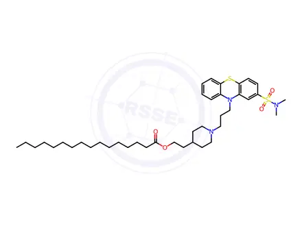 Chemical structure of Pipotiazine Palmitate