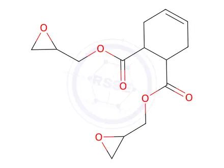 Chemical structure of 4-Cyclohexene-1,2-dicarboxylic acid, 1,2-bis(2-oxiranylmethyl) ester, homopolymer