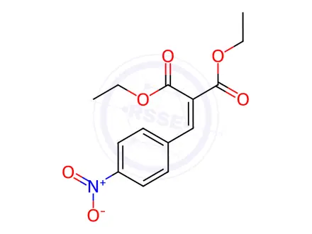 Chemical structure of (p-Nitrobenzylidene)malonic Acid Diethyl Ester