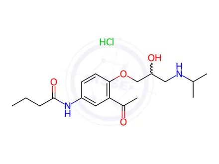 Chemical structure of Acebutolol Hydrochloride