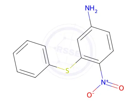 Chemical structure of 4-nitro-3-(phenylthio)aniline