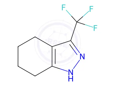Chemical structure of 3-TRIFLUOROMETHYL-4,5,6,7-TETRAHYDRO-1H-INDAZOLE