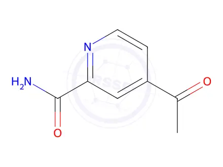 Chemical structure of 4-Acetylpicolinamide