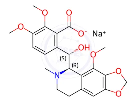 Chemical structure of Noscapine Impurity 7(sodium salt)