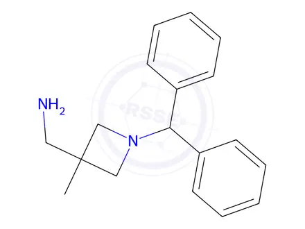 Chemical structure of 1-(DIPHENYLMETHYL)-3-METHYL-3-AZETIDINEMETHANAMINE