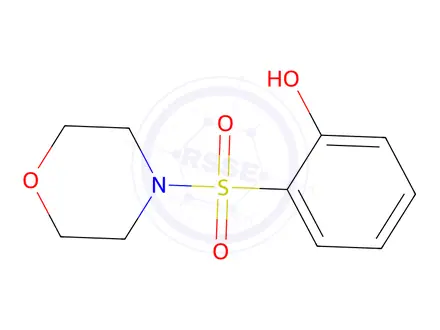 Chemical structure of 2-(MOrpholine-4-sulfonyl)phenol