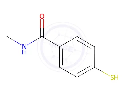 Chemical structure of N-Methyl-4-sulfanylbenzamide
