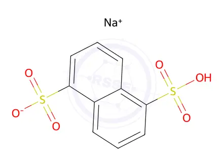 Chemical structure of naphthalene-1,5-disulphonic acid, sodium salt