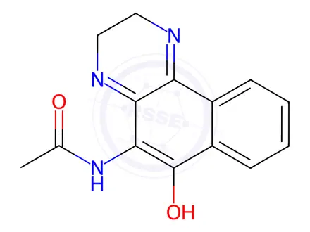 Chemical structure of N-(6-Oxo-2,3,4,6-tetrahydrobenzo[f]quinoxalin-5-yl)acetamide