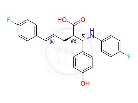 Chemical structure of Ezetimibe Ring-opening Dehydrate Impurity