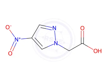 Chemical structure of (4-Nitro-1H-pyrazol-1-yl)acetic Acid