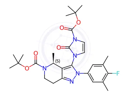 Chemical structure of Orforglipron Impurity 289