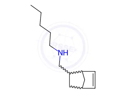 Chemical structure of n-(Bicyclo[2.2.1]hept-5-en-2-ylmethyl)pentan-1-amine