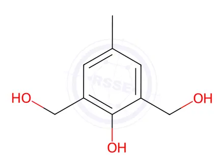 Chemical structure of 2,6-Bis(hydroxymethyl)-p-cresol