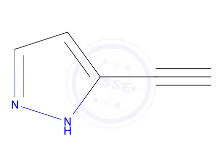 Chemical structure of 5-ethynyl-1H-pyrazole