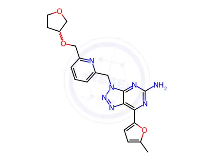 Chemical structure of Ciforadenant Impurity 1