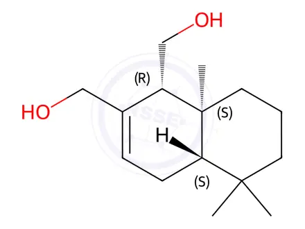 Chemical structure of Drimendiol