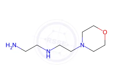 Chemical structure of 1,2-Ethanediamine, N-[2-(4-morpholinyl)ethyl]-