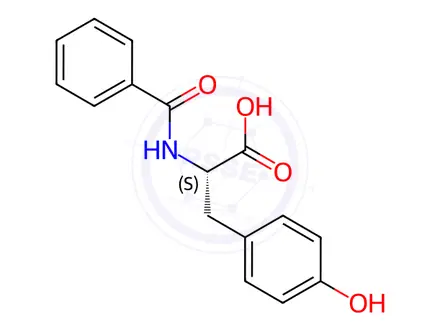 Chemical structure of N-Benzoyl-L-tyrosine