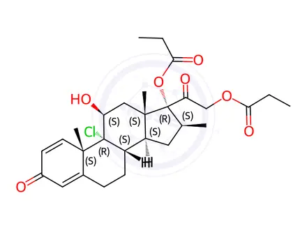 Chemical structure of Betamethasone propionate EP Impurity E
