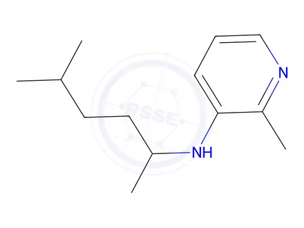 Chemical structure of 2-Methyl-N-(5-methylhexan-2-yl)pyridin-3-amine