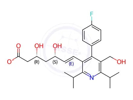Chemical structure of Cerivastatin Sodium Impurity 12