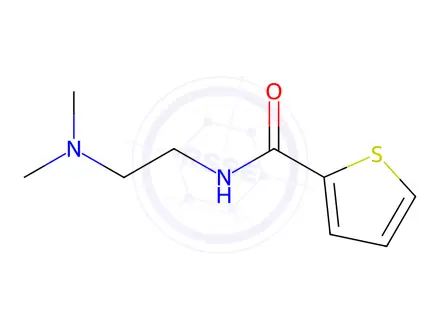 Chemical structure of N-(2-(dimethylamino)ethyl)thiophene-2-carboxamide