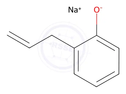 Chemical structure of sodium o-allylphenolate
