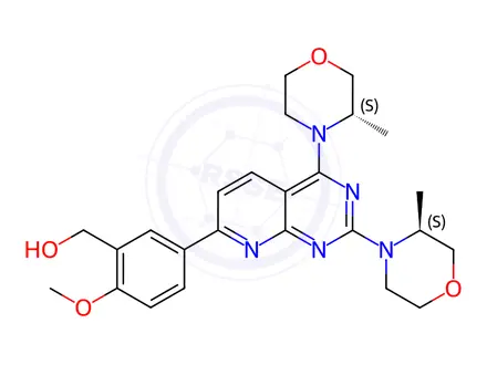 Chemical structure of AZD8055