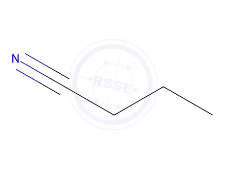 Chemical structure of Butyronitrile