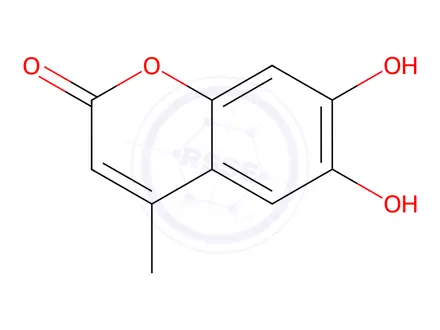 Chemical structure of 4-Methylesculetin