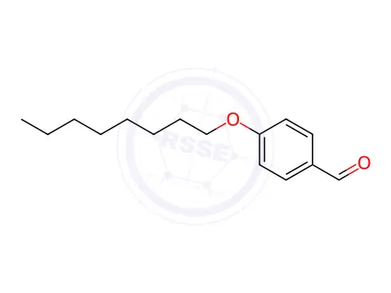 Chemical structure of 4-N-OCTYLOXYBENZALDEHYDE