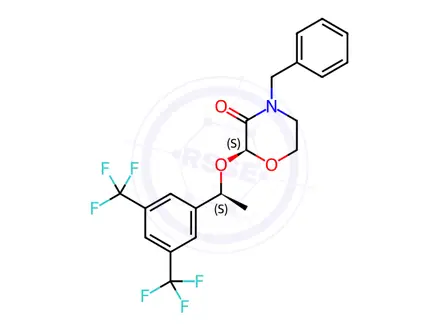 Chemical structure of Aprepitant Impurity 150
