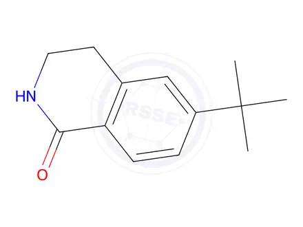 Chemical structure of 6-(tert-Butyl)-3,4-dihydroisoquinolin-1(2H)-one