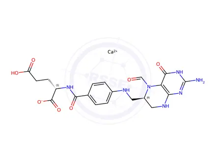 Chemical structure of Calcium Levofolinate EP Impurity H(Calcium salt)