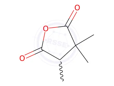 Chemical structure of 3,3,4-trimethyloxolane-2,5-dione