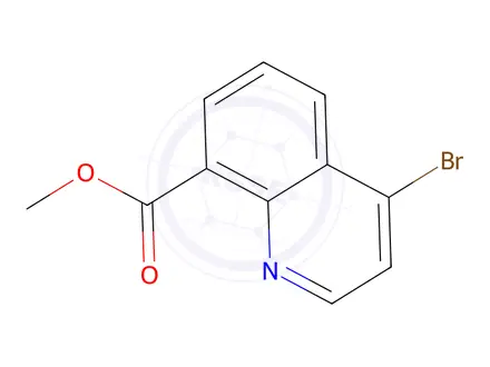 Chemical structure of Methyl 4-bromoquinoline-8-carboxylate