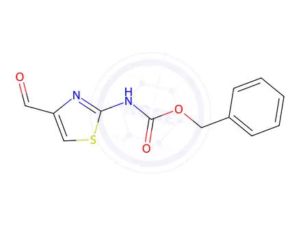 Chemical structure of Benzyl (4-formylthiazol-2-yl)carbamate