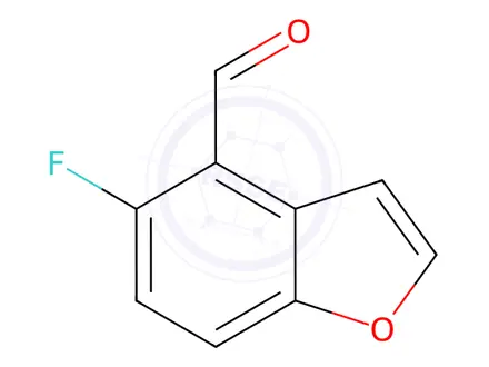 Chemical structure of 5-Fluorobenzofuran-4-carbaldehyde