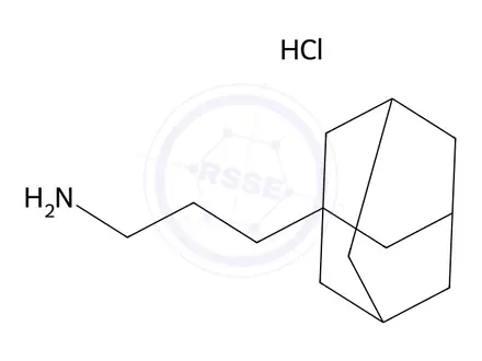 Chemical structure of 3-(Adamantan-1-yl)propan-1-amine hydrochloride
