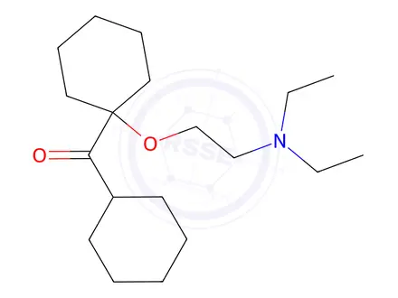 Chemical structure of α-Diethylethanolamine Dicyclohexylketone