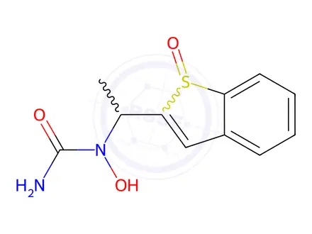 Chemical structure of Zileuton Impurity 5(Zileuton Sulfoxide)