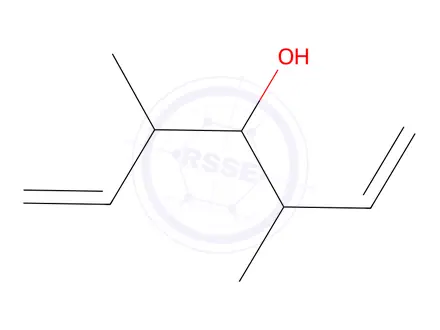 Chemical structure of 3,5-Dimethyl-1,6-heptadien-4-ol