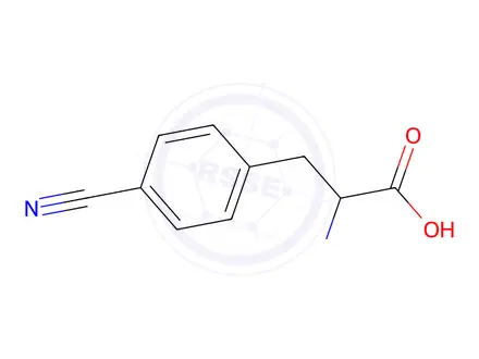 Chemical structure of 2-Amino-3-(4-cyanophenyl)propanoic acid