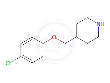 Chemical structure of 4-(4-Chloro-phenoxymethyl)-piperidine